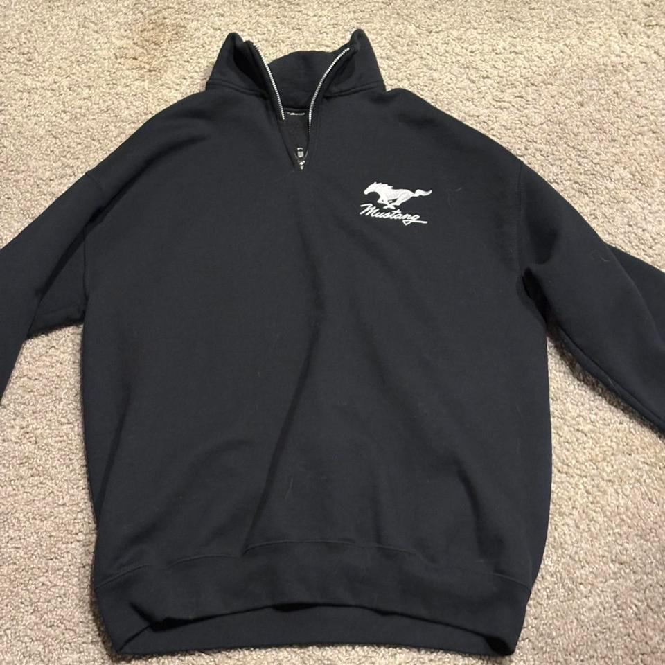 Black Ford Mustang Quarter Zip 942f