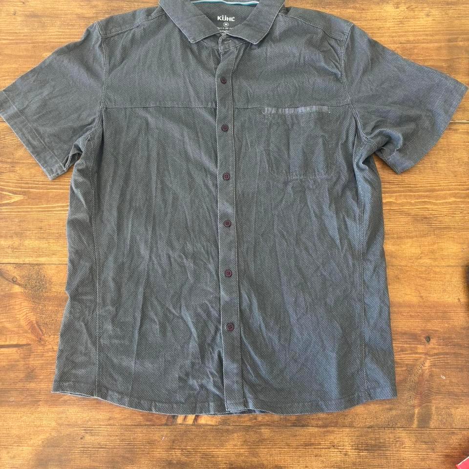 Kuhl Grey Button Up Shirt 02ca