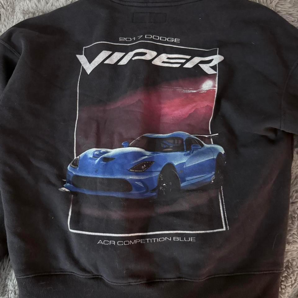 Hollister Black Dodge Viper Hoodie D6b4