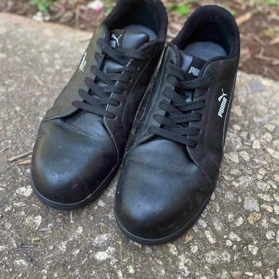 Puma Black Leather Composite Toe 048c 2