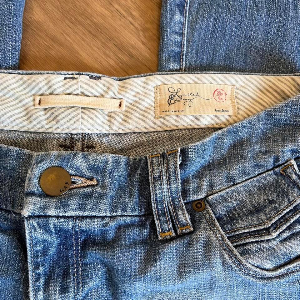Vintage Low Rise Flair Jeans Fa50 2