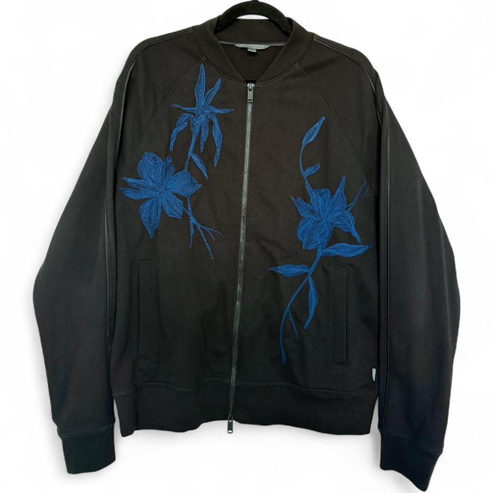 John Varvatos Black Bomber Jacket A2fb