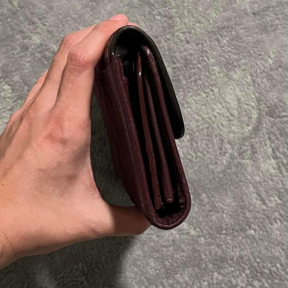 Coach Burgundy Signature Continental Wallet 1819 5