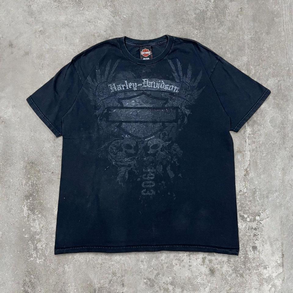 Harley Davidson Black Tee With 7b39