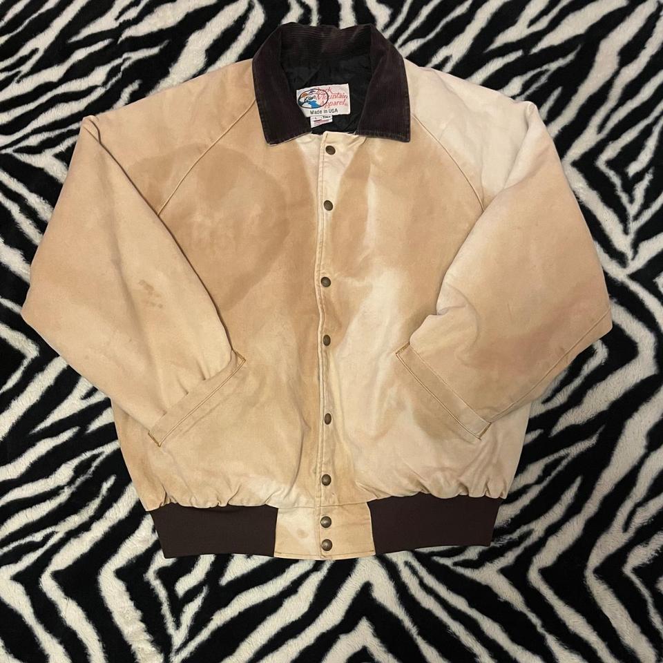 Vintage Western Canvas Farmer Jacket D4a2