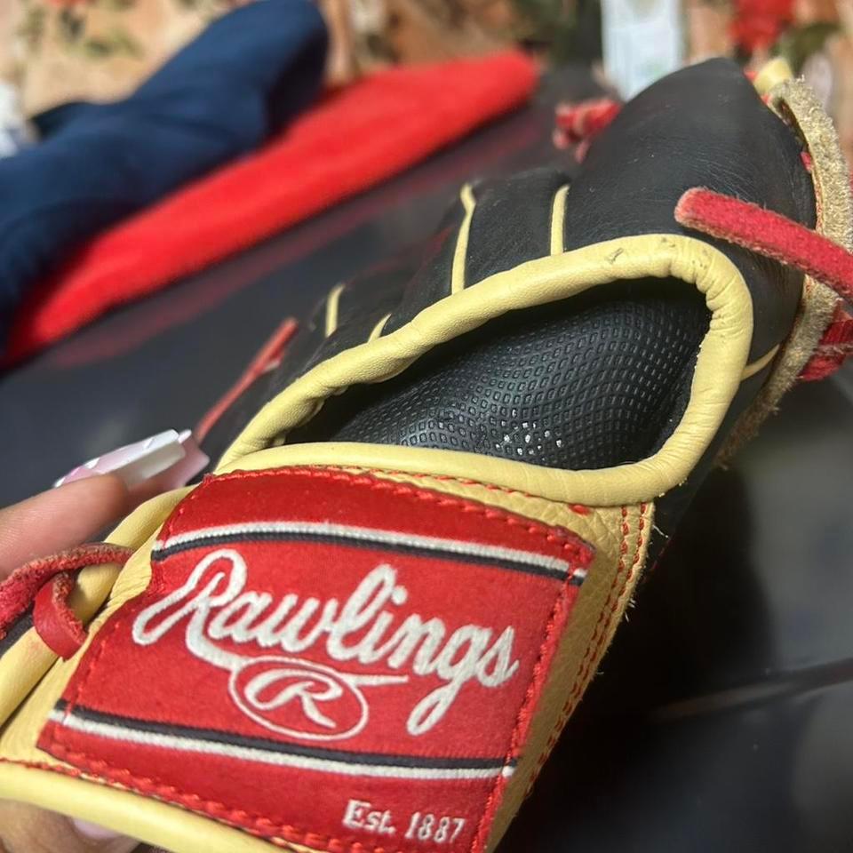 Rawlings Red And Black Baseball 73b3 2