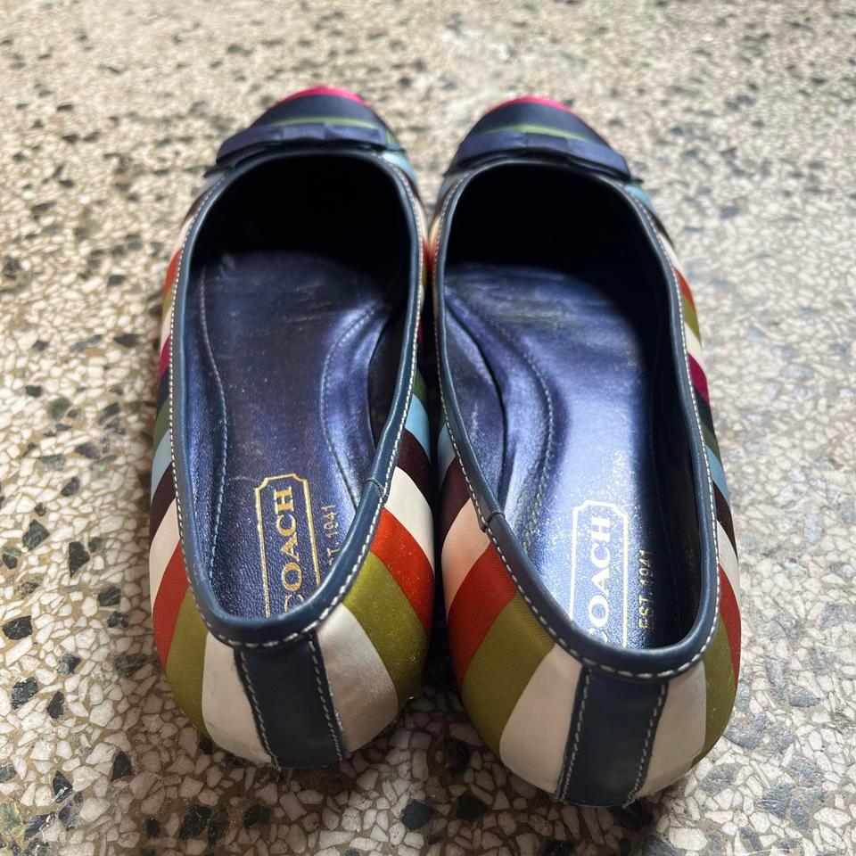 Coach Legacy Striped Flats With C7c0 2
