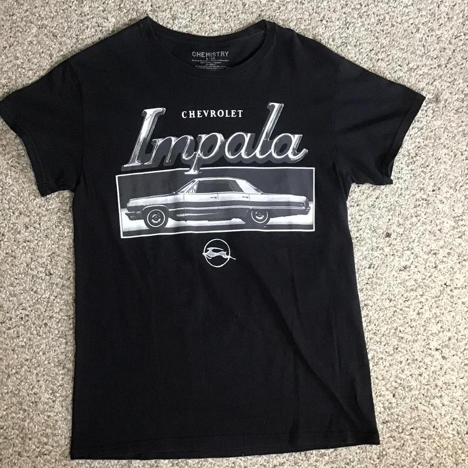 Black Vintage Chevrolet Impala Tee 46f9