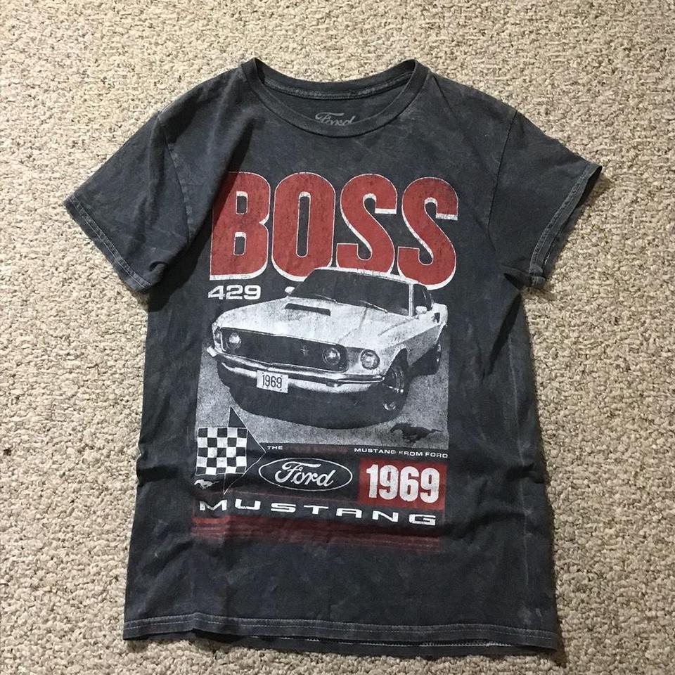 Ford Mustang Grey Graphic Tee 8f4e