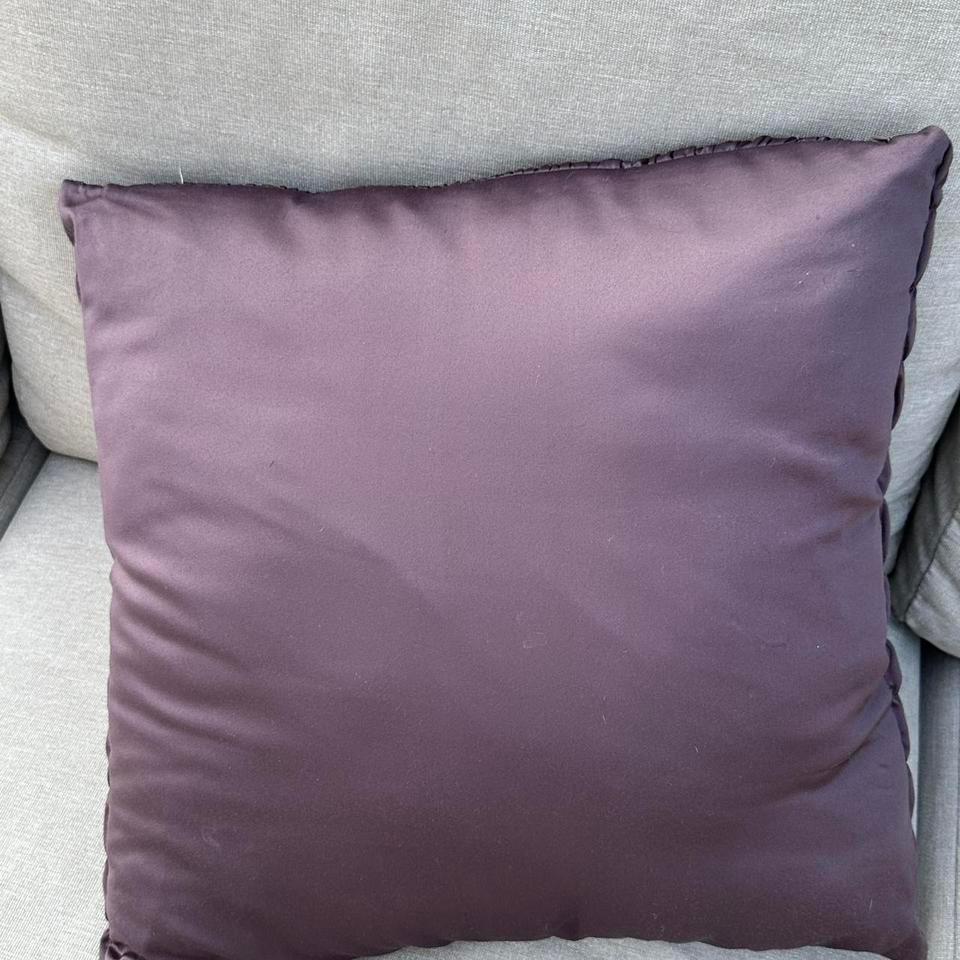 Luxurious Grey And Black Pillow 6