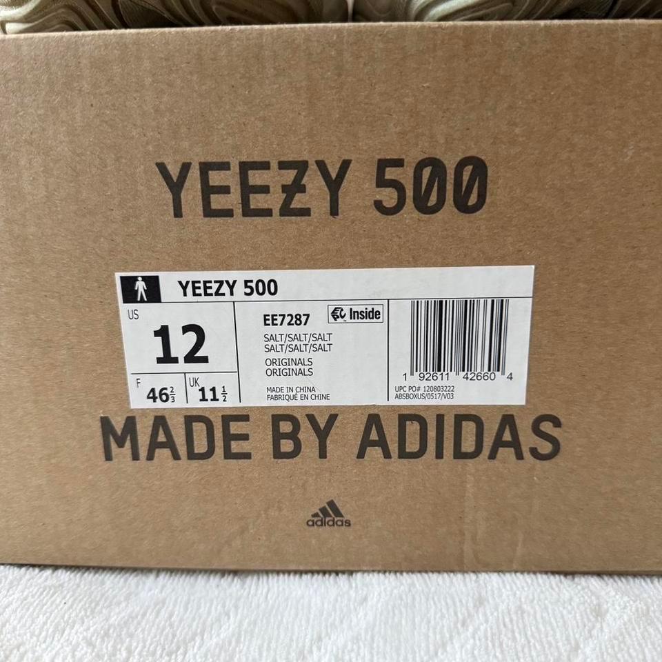 Yeezy 500 Salt Trainers Size 6