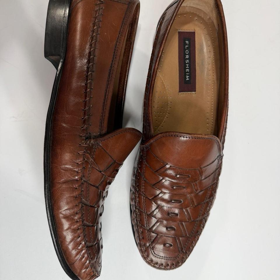 Florsheim Brown Leather Dress Shoes 202e