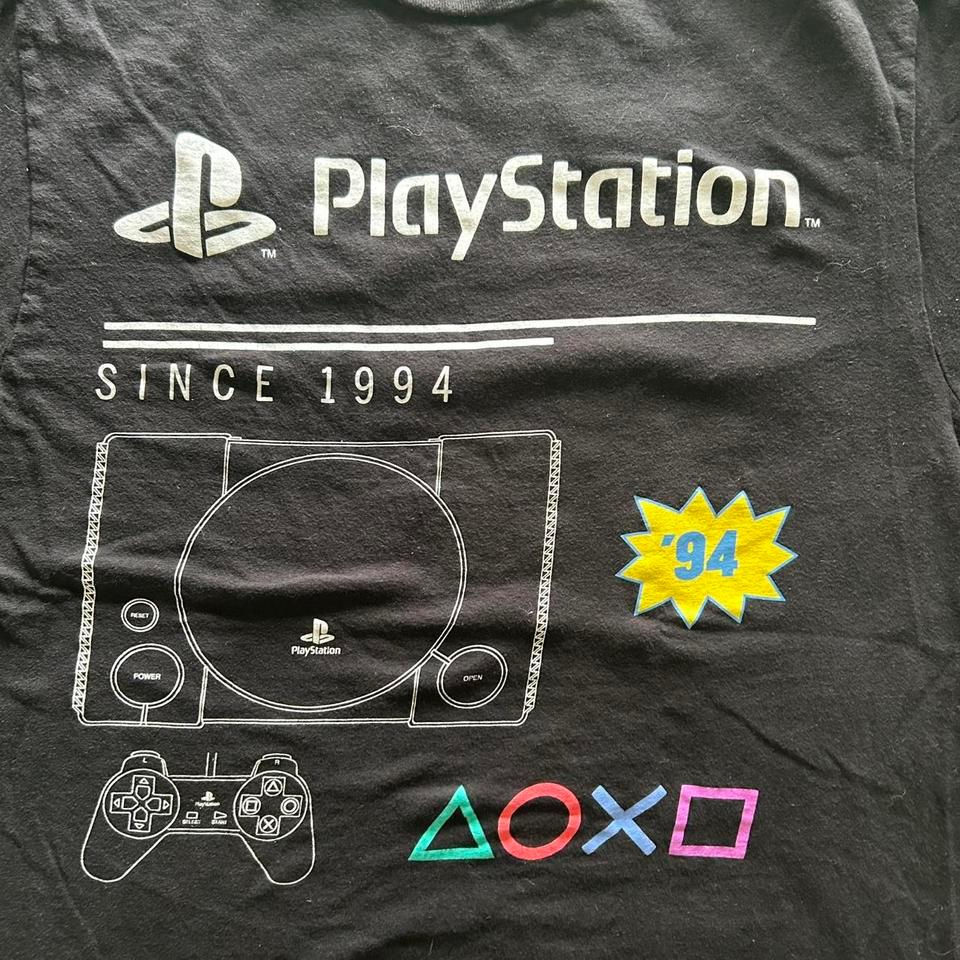 Black Playstation T Shirt Sizem 3