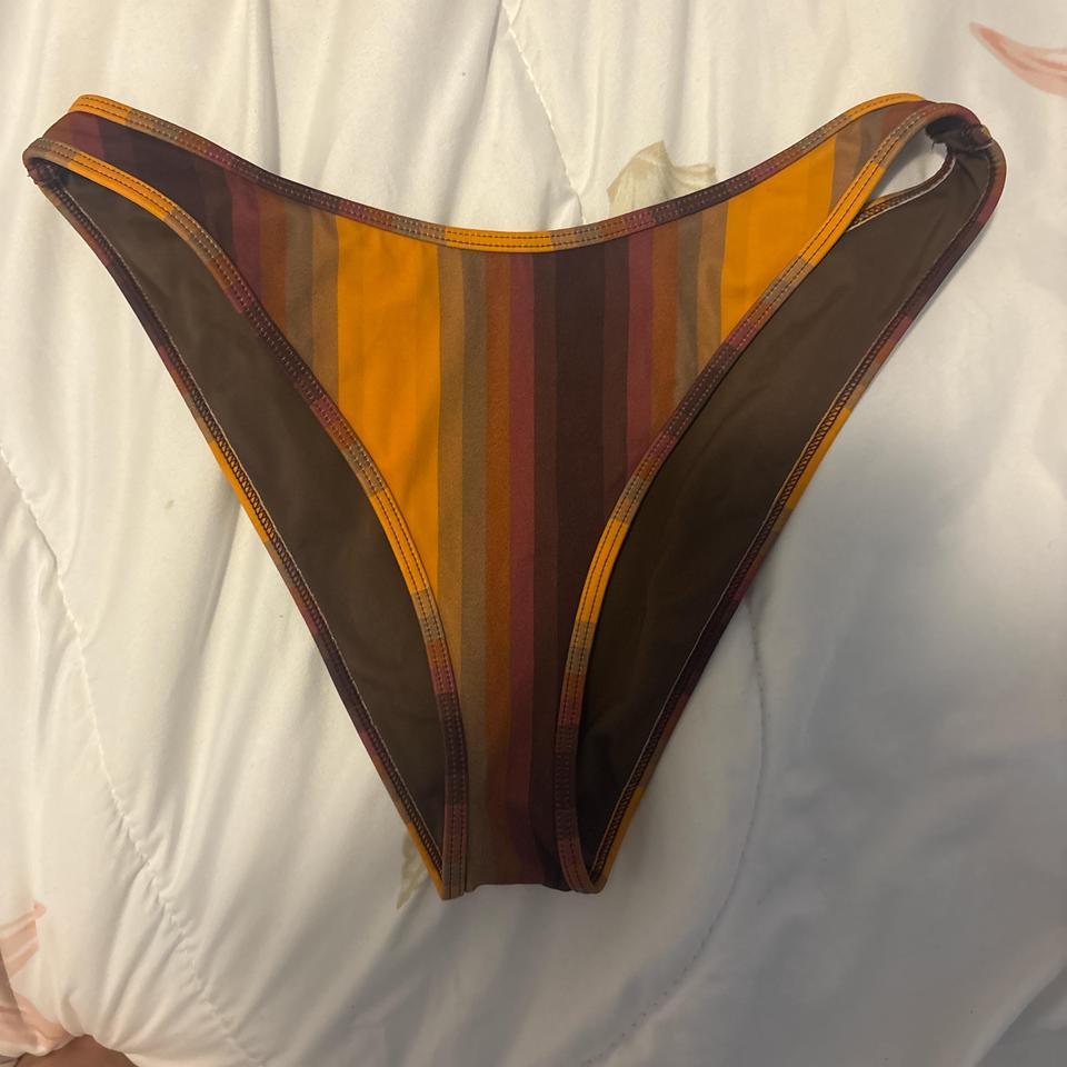Orange Brown Bikini Set 0498 4