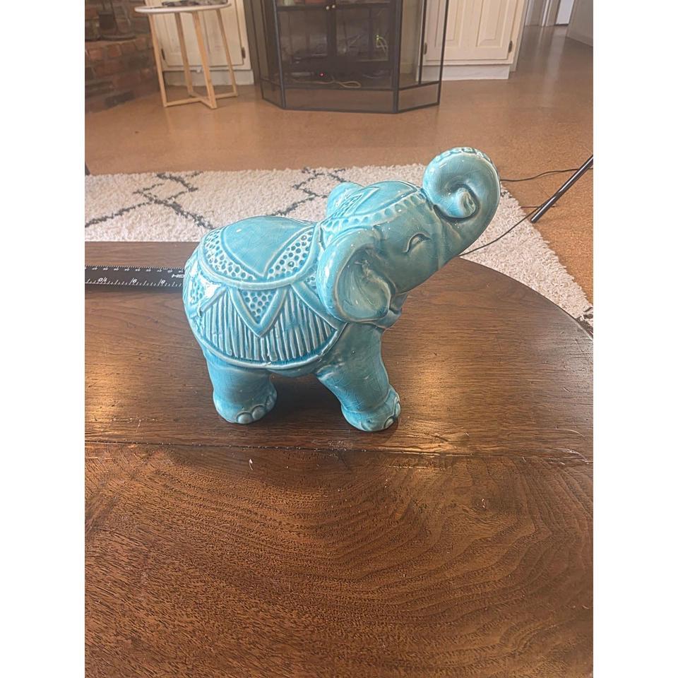 Turquoise Blue Crackle Glaze Ceramic 6ff4 4