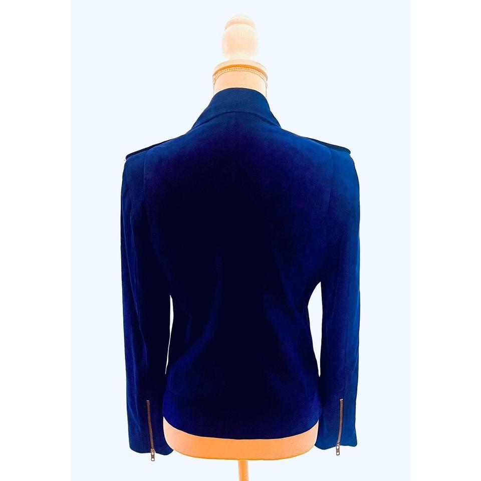 Must Have Blue Motorcycle Jacket With 3