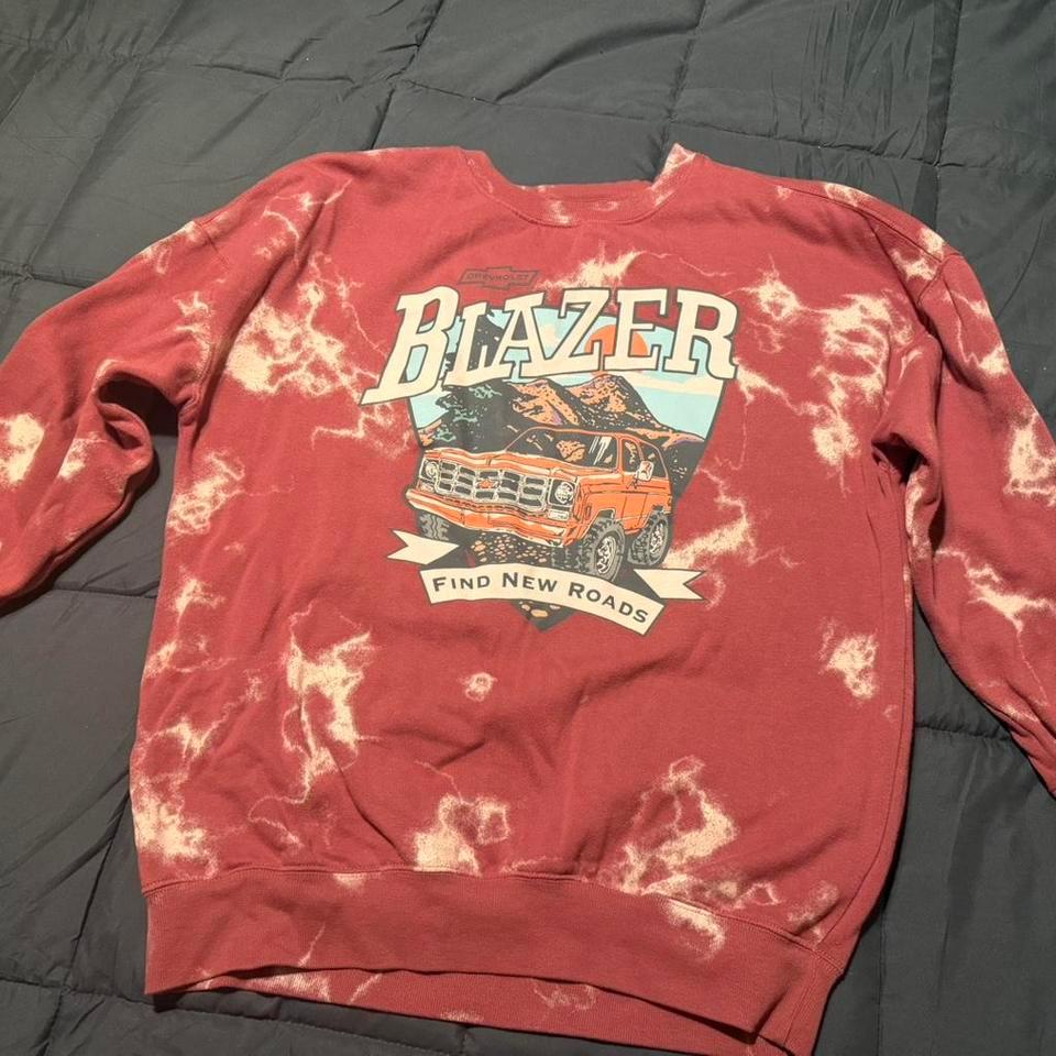 Chevrolet Blazer Maroon Sweatshirt Size