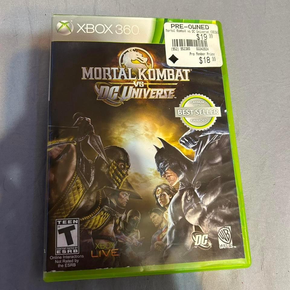 Mortal Kombat Dc Version Xbox 1d79