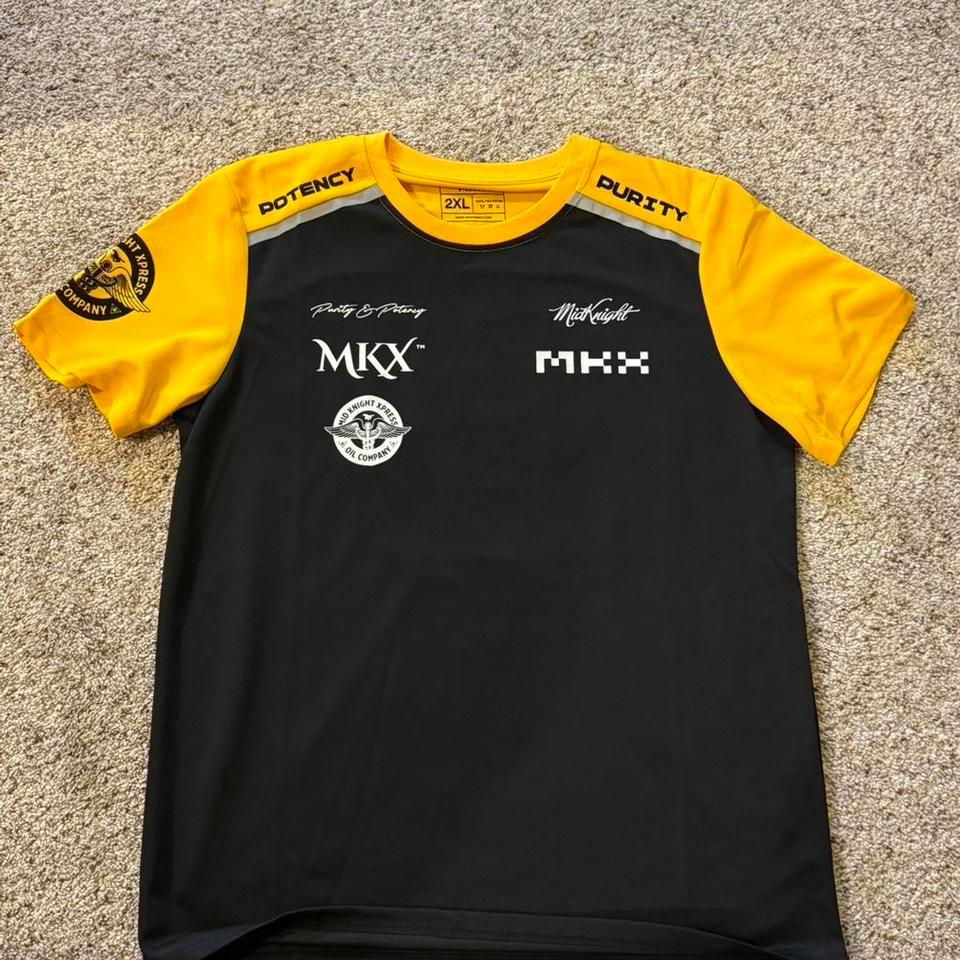 Black Yellow Motogp T Shirt