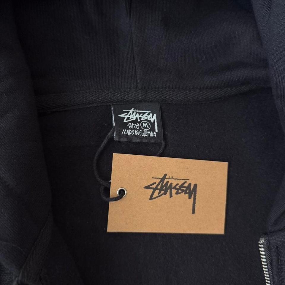 Black Stussy Classic Zip Up 1c04 3