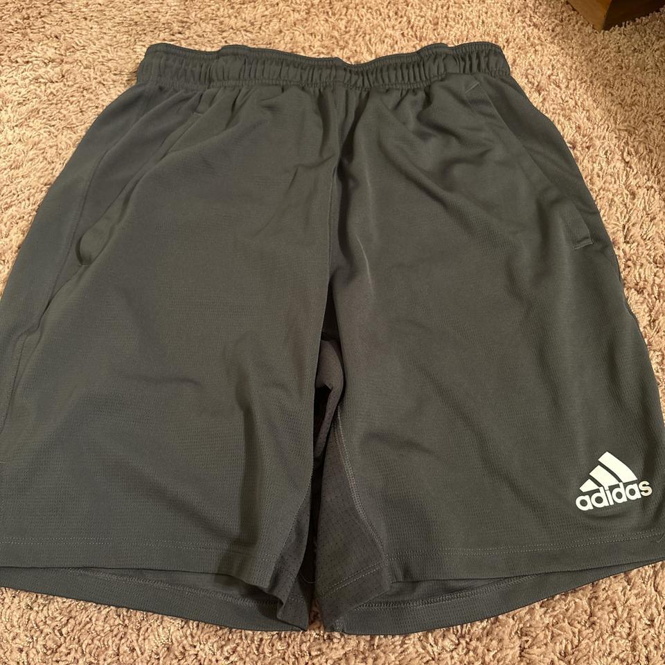 Adidas Grey Basketball Shorts With