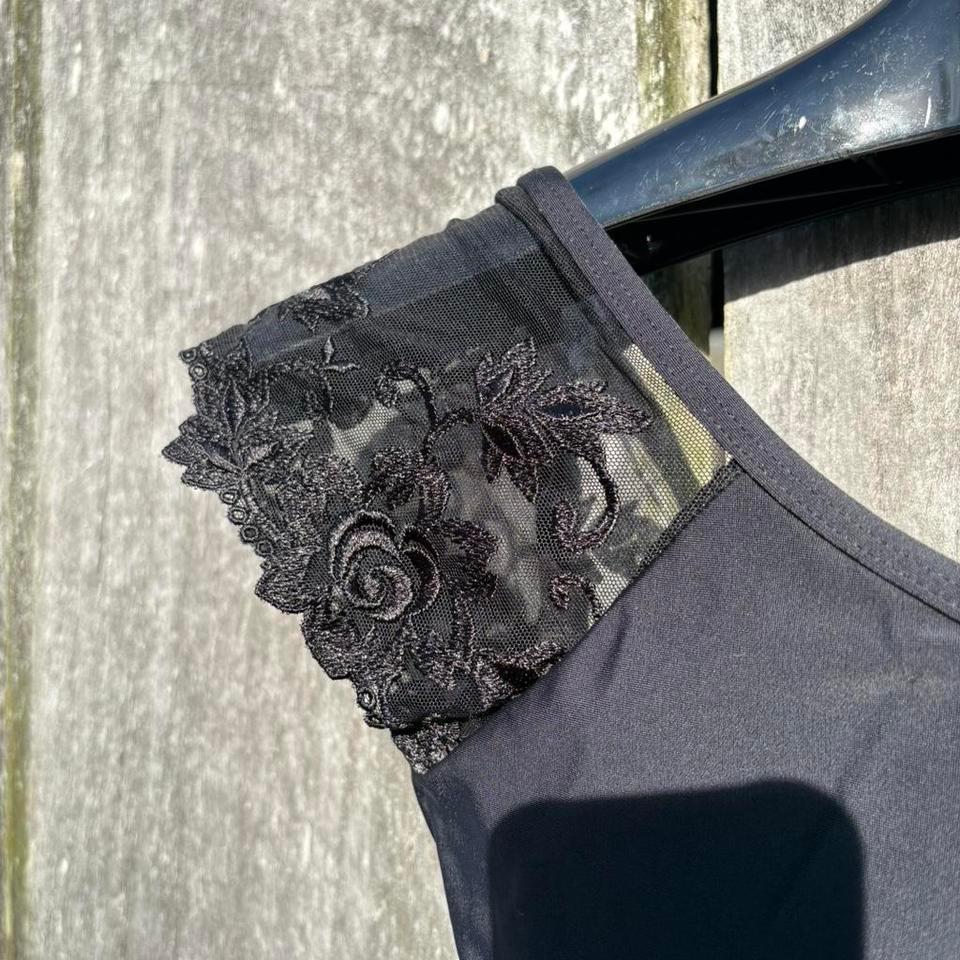 Vintage Dance Leotard With Lace 3b8e 4