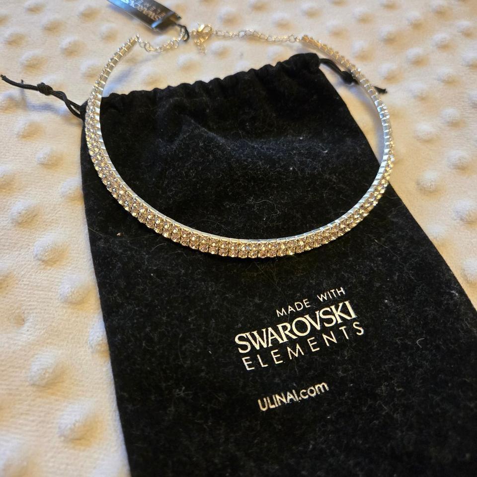 Swarovski Crystal Choker Necklace Glamour D62d