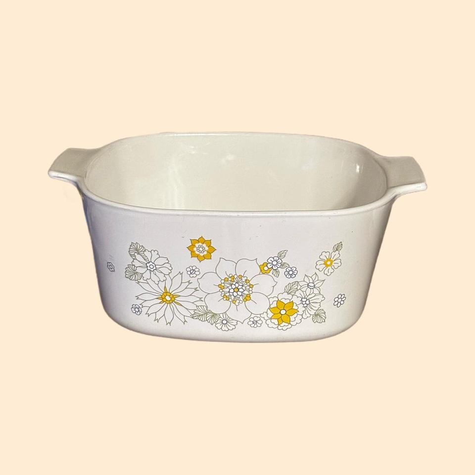 Vintage Corning Ware Floral Bouquet 2