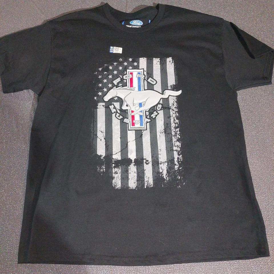 Black Ford Mustang Graphic T Shirt