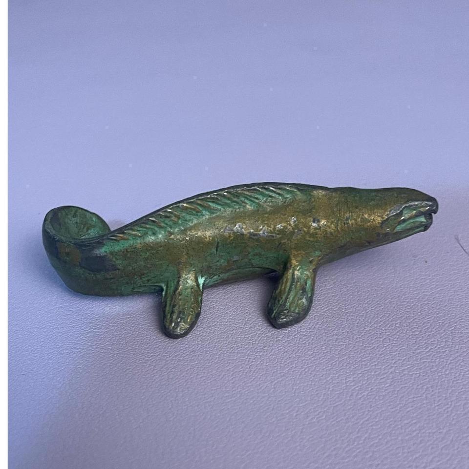 Rare Vintage Srg Metal Mosasaur D5a8 3