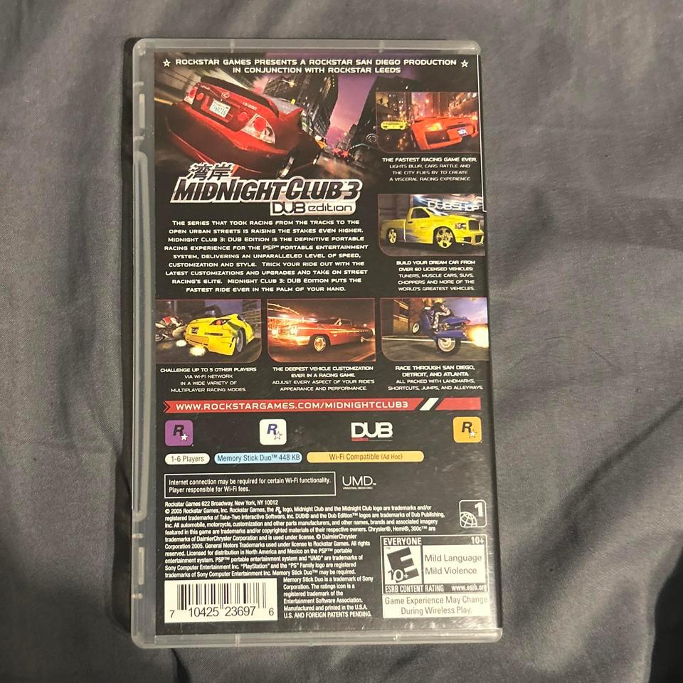 Midnight Club 3 Dub Edition B0a4 2
