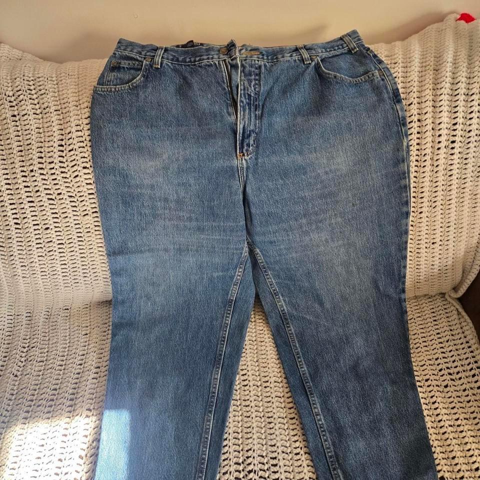 Lands End Blue Straight Leg