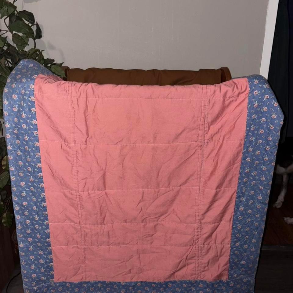 Beautiful Handmade Vintage Patchwork Quilt 2ed0 2