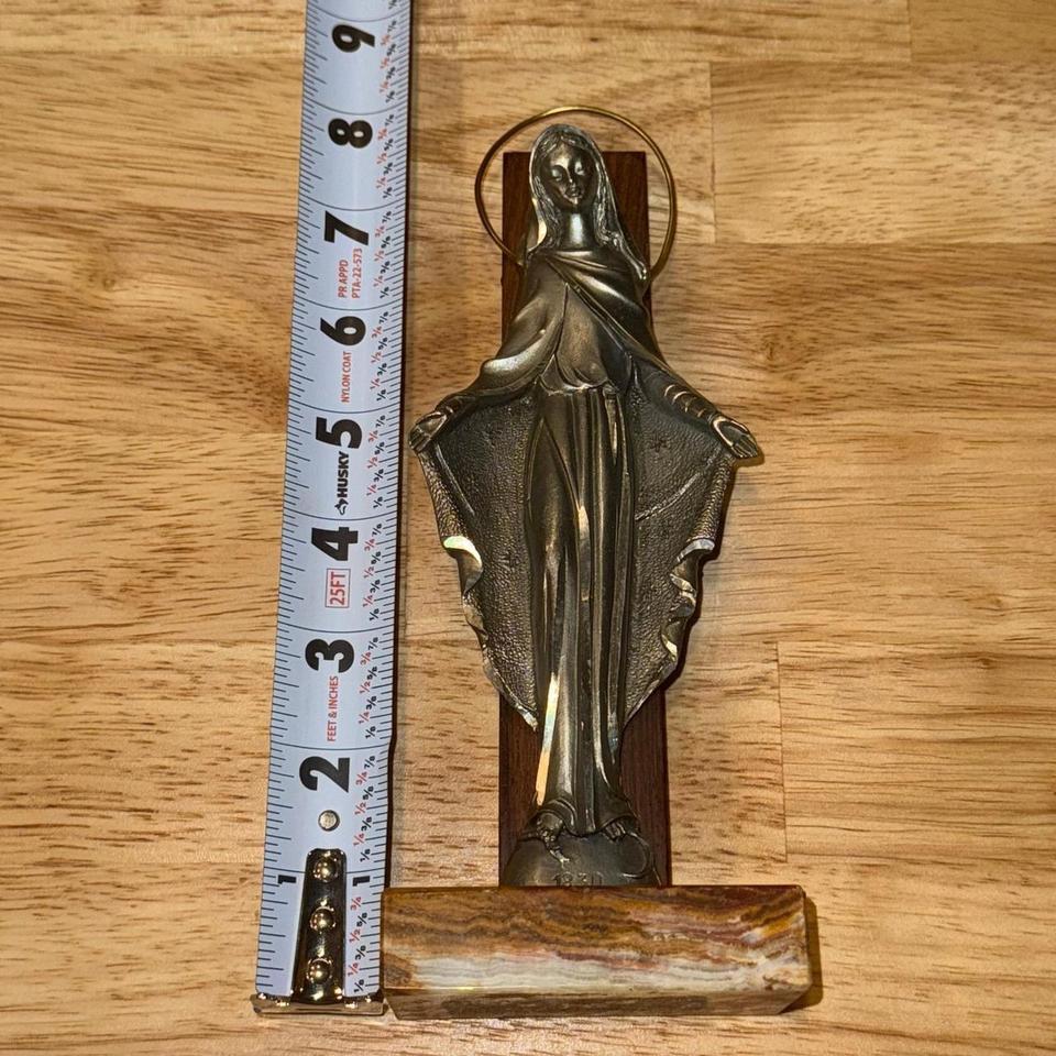 Vintage Religious Statue 1930 Marble 9b4c 5