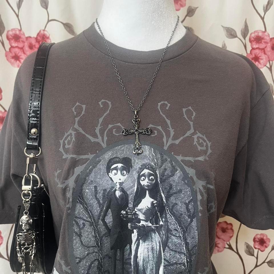 Corpse Bride Dark Grey Tee A072 2