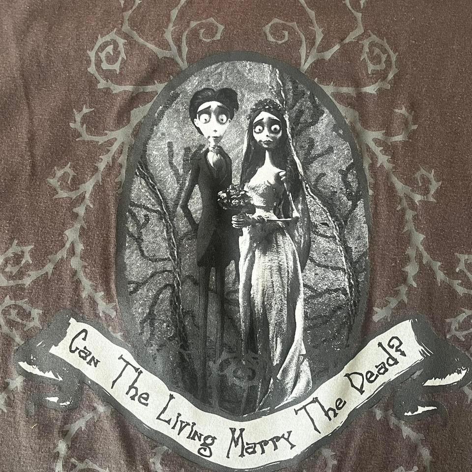 Corpse Bride Dark Grey Tee A072 5