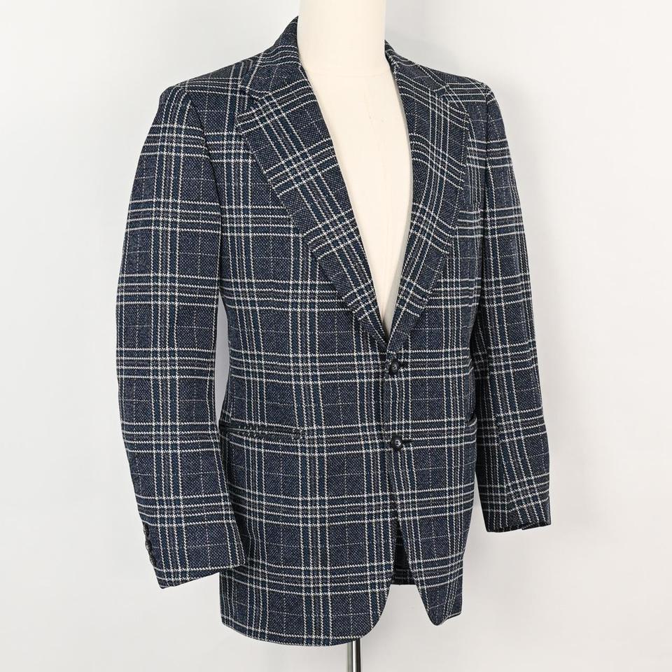 Vintage 60s Blue Plaid Kingsridge 3