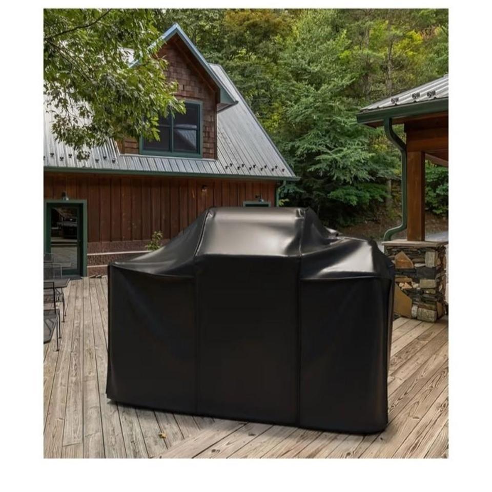 Black Grill Cover For Traeger 3