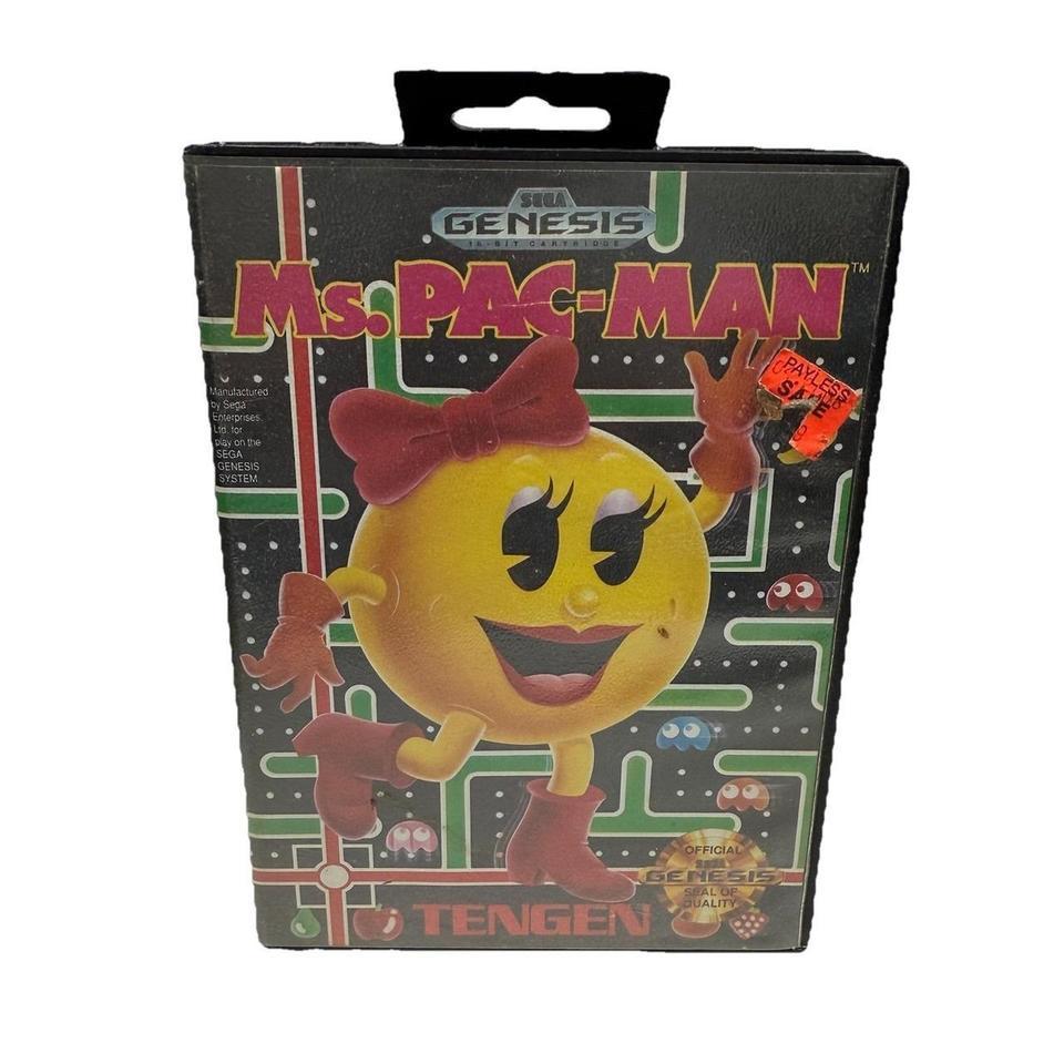 Ms Pac Man Sega Genesis 1991 Ef40