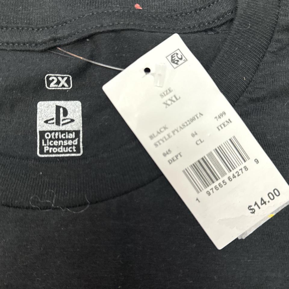 Playstation Official Licensed Mens Black C3d1 4