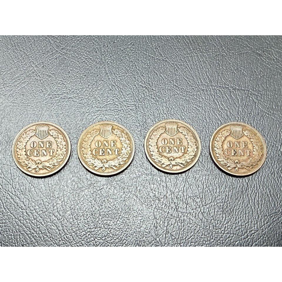 Lot Of 4 Us Indian 9004 6