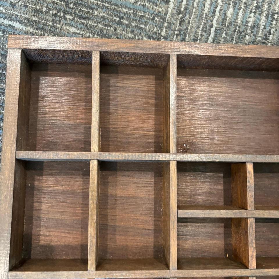 Vtg Miniatures Display Shadowbox Wall 3318 5
