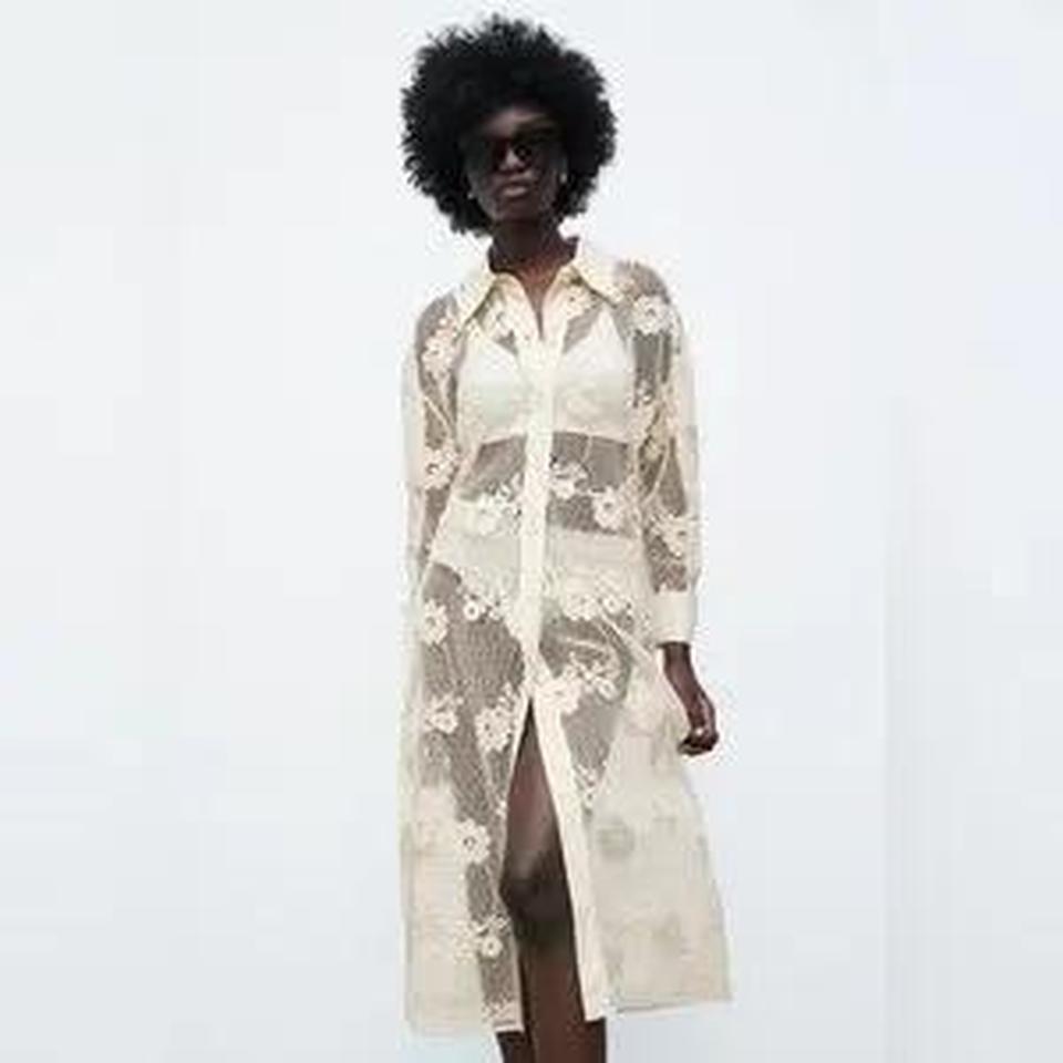 Zara Crotchet Dresscoverup Size Xs