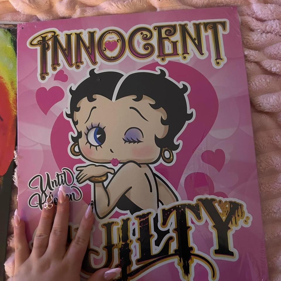 Betty Boop Pink Metal Sign 8e7c 2