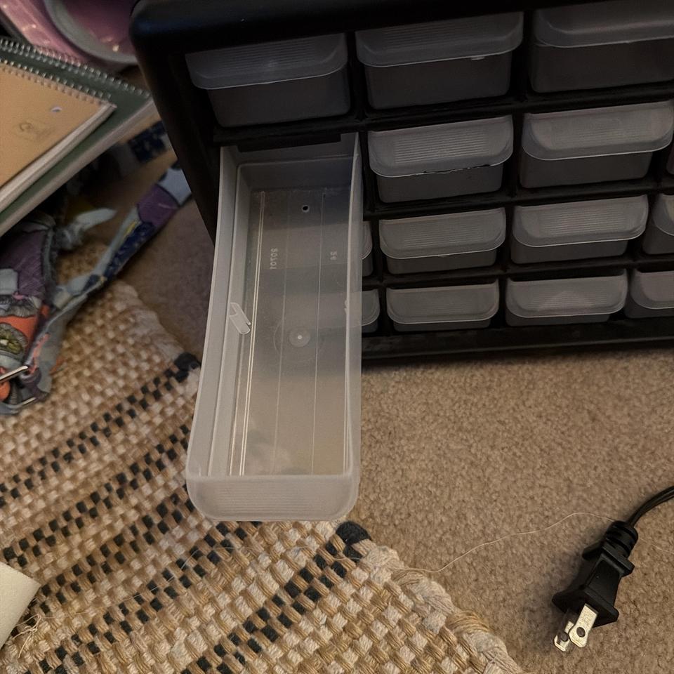 Black Plastic Storage Box With 2ff8 2