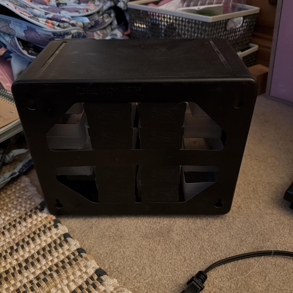 Black Plastic Storage Box With 2ff8 3