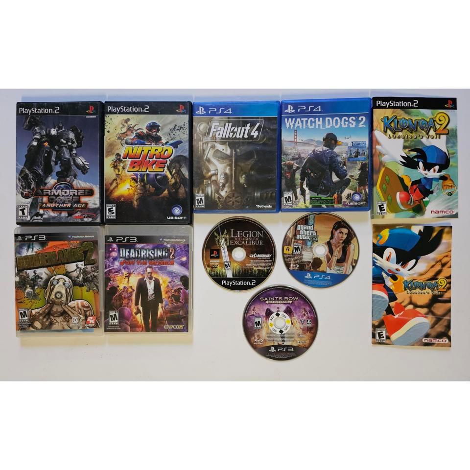 Lot Of 9 Games And