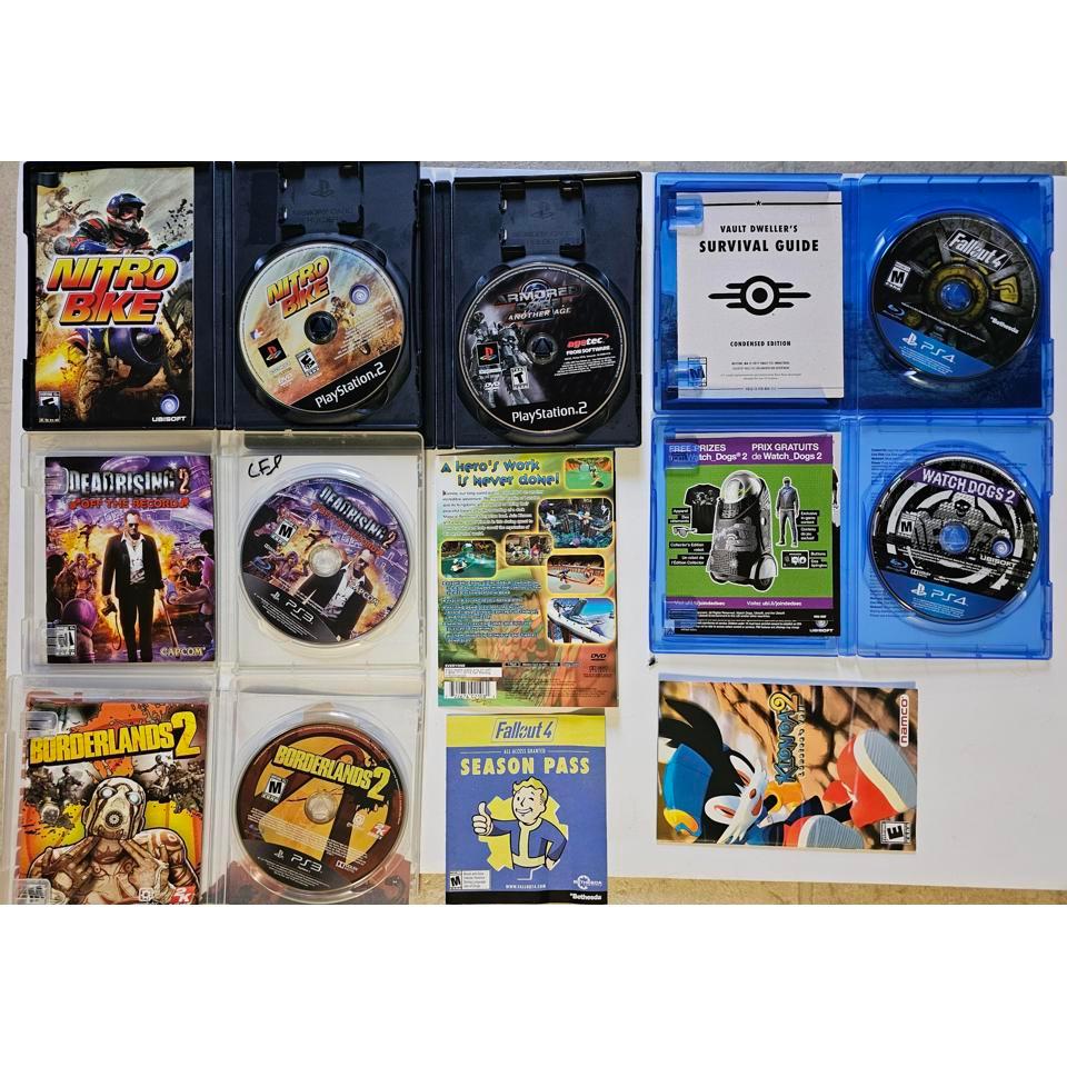 Lot Of 9 Games And 3