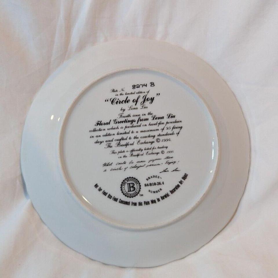 This Beautiful Collector Plate By 2
