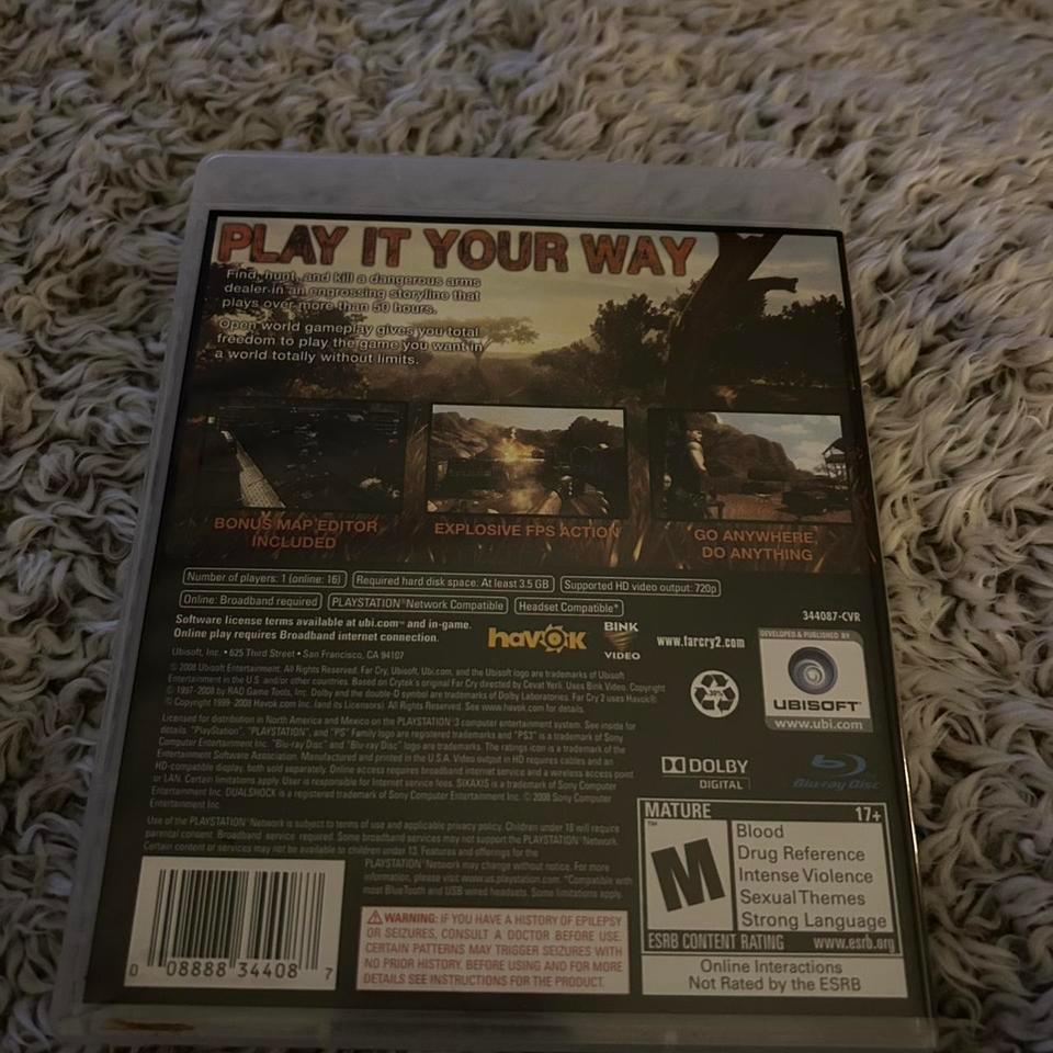 Far Cry 2 Ps3 Game 2
